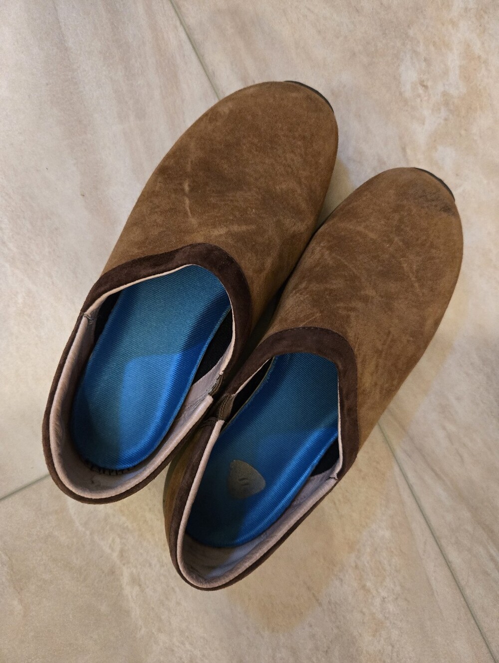 Merrell Brown Suede Slip-On Casual Clogs